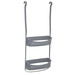 Suport pentru baie cu ventuze, 2 niveluri, Gri