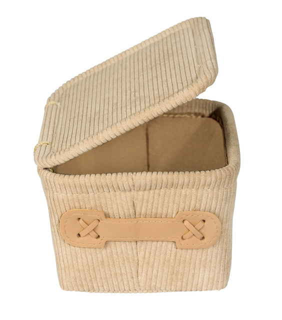 Cos de baie ANELA cu capac, 14 x 19 cm, WENKO