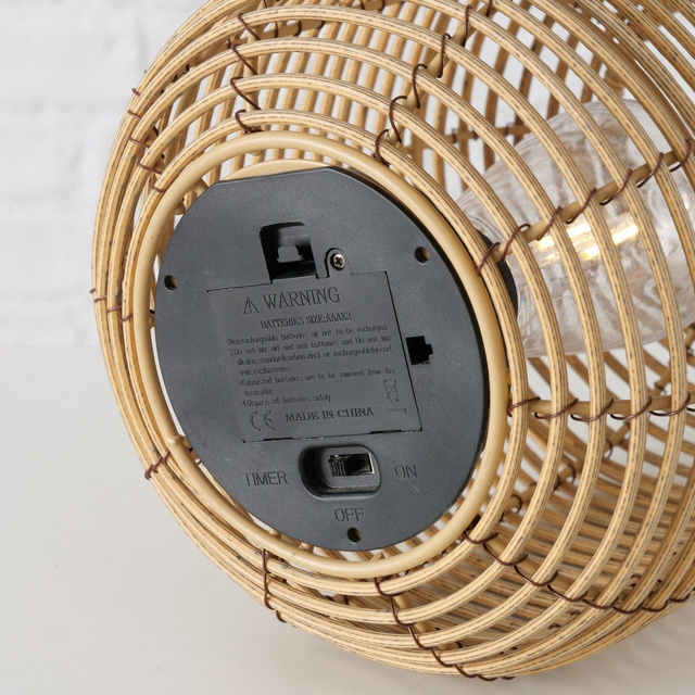 Felinar decorativ LED Marona cu temporizator