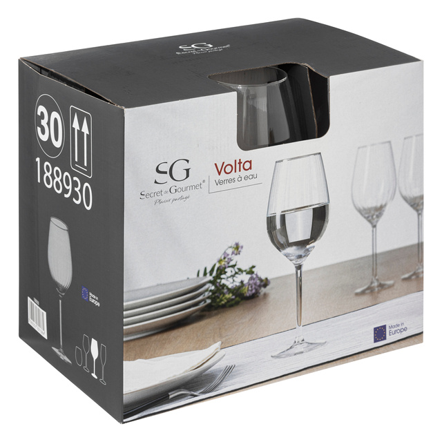 Pahare de apă VOLTA, 6 buc. × 530 ml