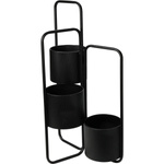 Suport metalic pentru plante FLORE, 3 niveluri, 57 cm