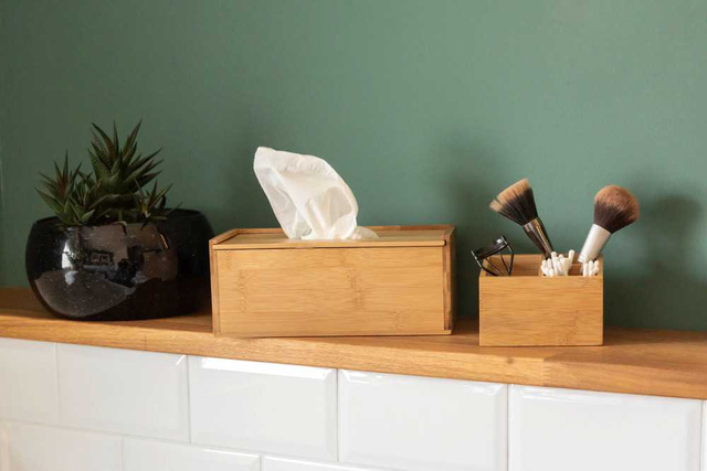 Suport pentru șervețele TERRA, bambus, WENKO