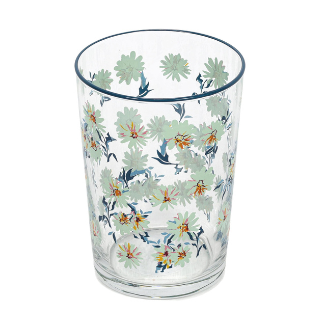 Pahar mare cu model floral, 510 ml