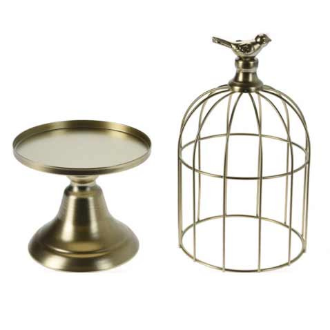 Raft în formă de colivie pentru păsări, 29 cm