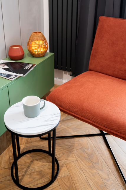 Scaun din catifea Moana, 83 x 75,5 x 64 cm