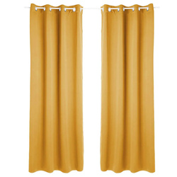 Set 2 draperii cu inele 135 x 240 cm