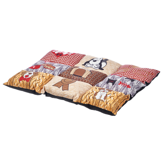 Pat pentru caini, cu fund antiderapant, 55 x 45 cm