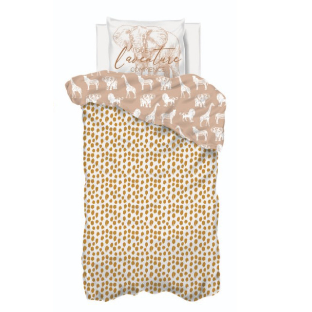 Lenjerie de pat dubla din bumbac pentru copii 140 x 200 cm