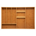 Organizator tacâmuri pentru sertar, bambus, 58 x 38 cm