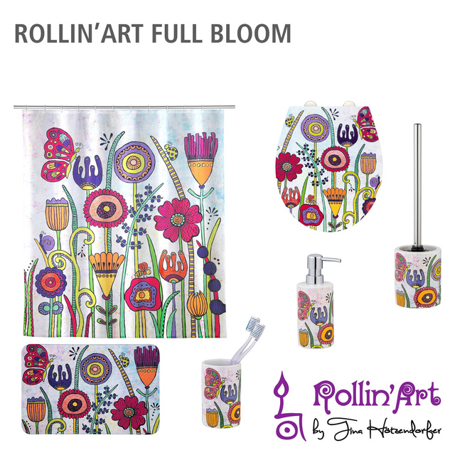 Covor de baie cu imprimeu color, 45 x 70 cm, WENKO