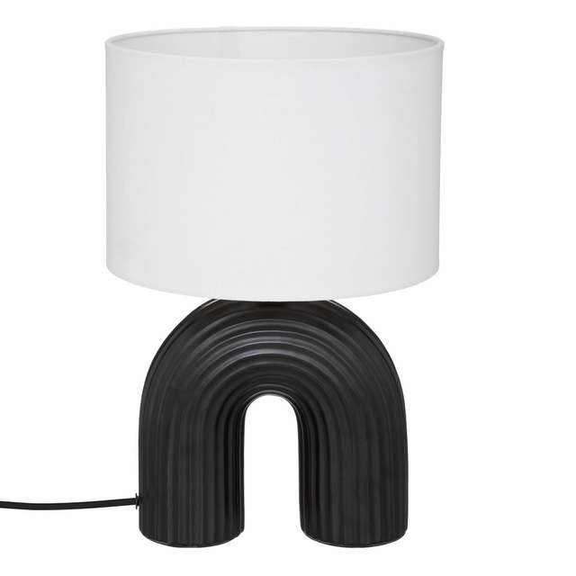 Lampa cu abajur Eidel, baza ceramica, 40,5 cm