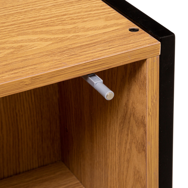 Dulap baie cu oglinda si raft, 48 x 60 x 16,5 cm