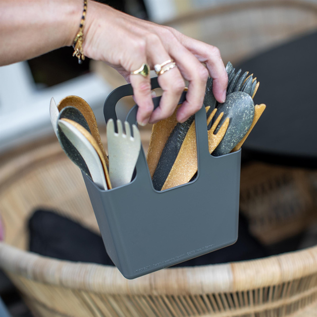 Organizer multifuncțional, recipient pentru mărunțișuri TASCHELINI, KOZIOL, coral natural