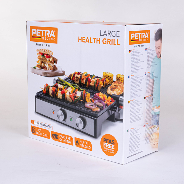 Grătar electric PETRA, reglare temperaturii