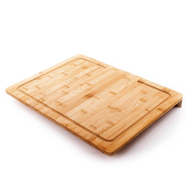 Placă de tăiat din bambus, 2 în 1