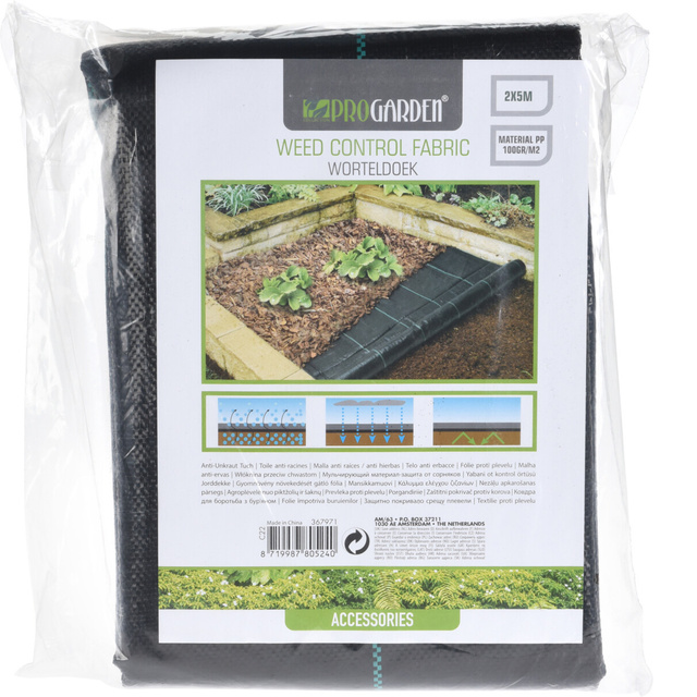 Agrotextil împotriva buruienilor, 2 x 5 m