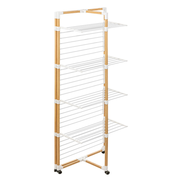Suport vertical pentru uscat haine modular, 69 x 68.5 x 175 cm