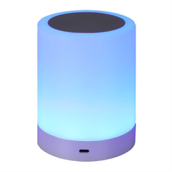 Lampă de birou LED cu atingere, schimbând culorile, încărcată prin USB