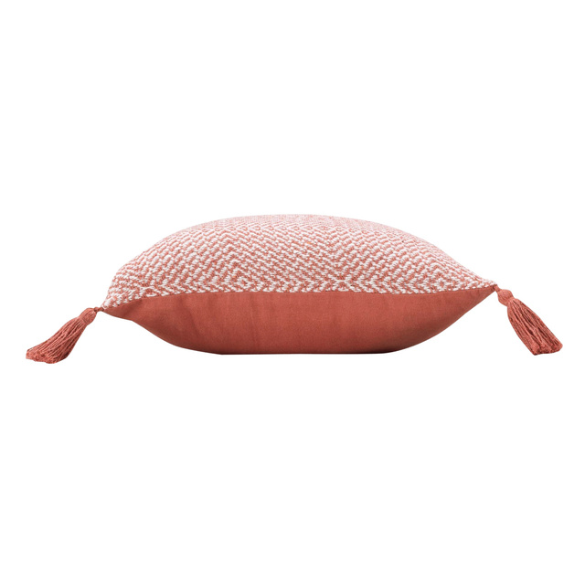 Perna decorativa din bumbac tesut LOUISETTE, 40 x 40 cm