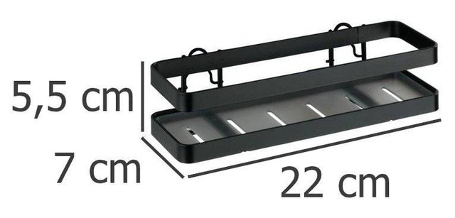 Raft de bucătărie pentru condimente GALA, 22 x 7 cm, WENKO