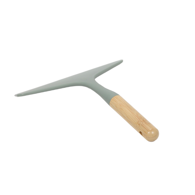 Racleta de geam cu maner din bambus