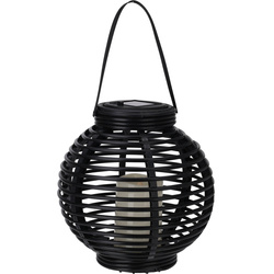 Lampa solara, sfera neagra, Ø 21 cm
