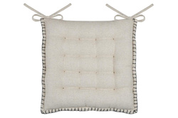 Perna scaun matlasata, legata, ALINE, 38 x 38 cm