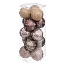 Set globulete din plastic, Ø 5 cm, 15 buc.