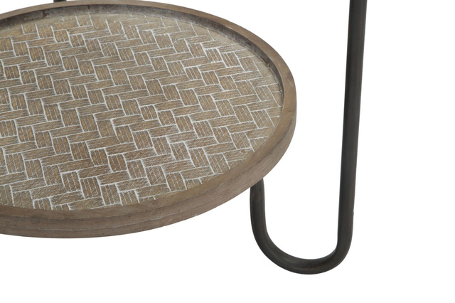 Masuta de cafea cu raft, 48 cm