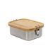 Cutie de pranz cu capac din bambus, 16 x 11,5 x 6 cm