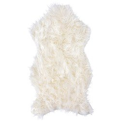 Covor decorativ, 50 x 90 cm, alb