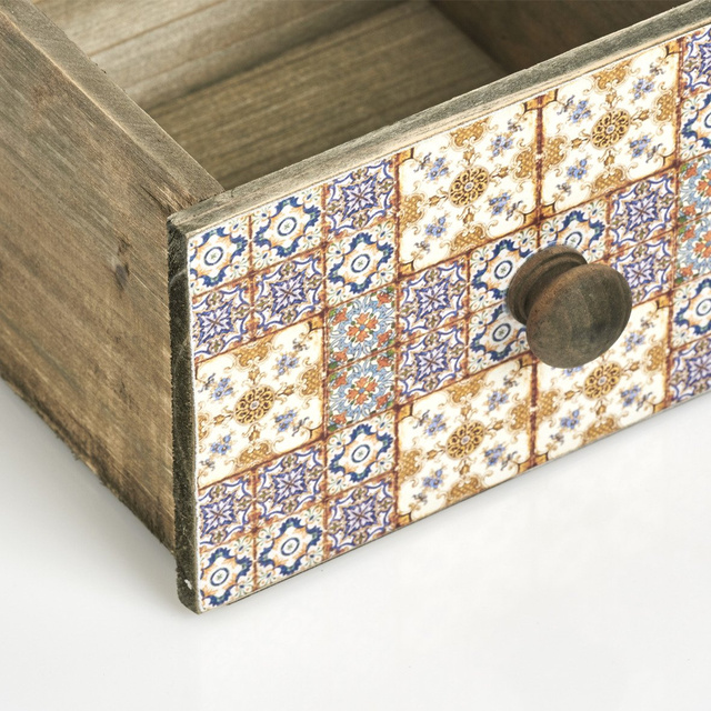 Cutie decorativa pentru flori MOSAIC, 17 x 18,5 x 11,5 cm, ZELLER