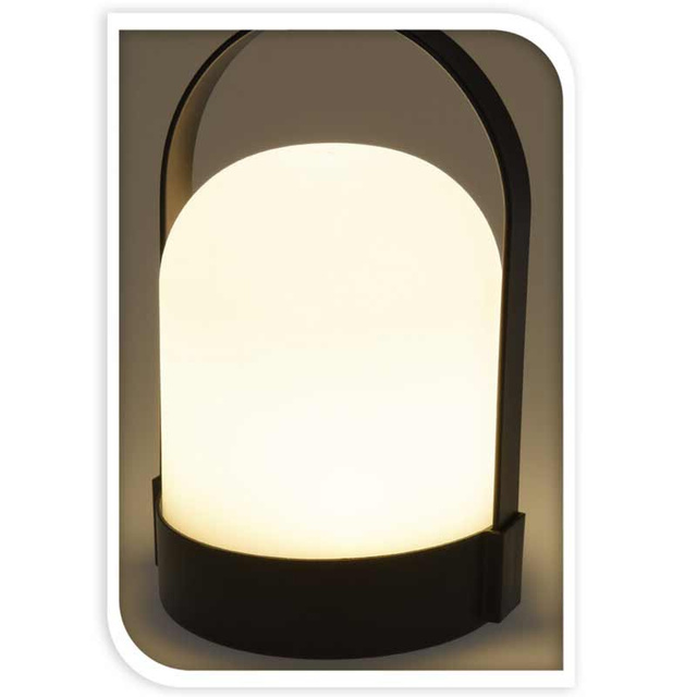 Lampă LED în formă de felinar cu mânere, 21 cm