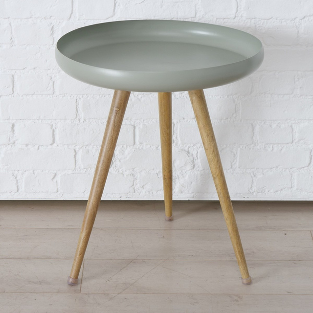 Masa Masdour, set 3 bucati, picioare din lemn