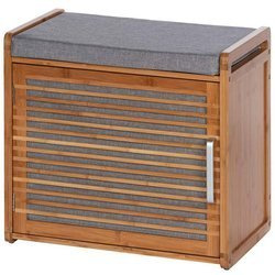 Dulap pentru pantofi din bambus BAHARI cu scaun, WENKO