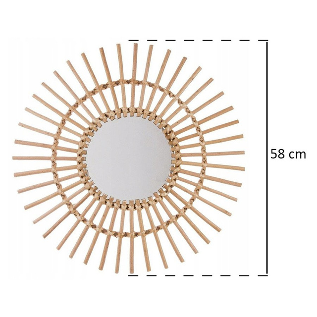 Oglinda decorativa Atmosphera Createur d'interieur, 58 cm, Maro
