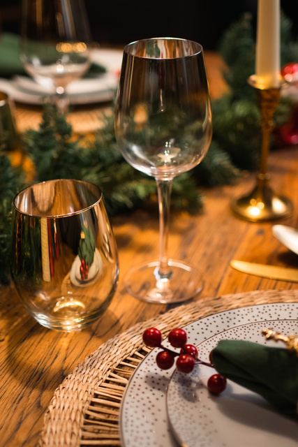 Pahare de vin PRECIOSA, 380 ml, 6 bucăți