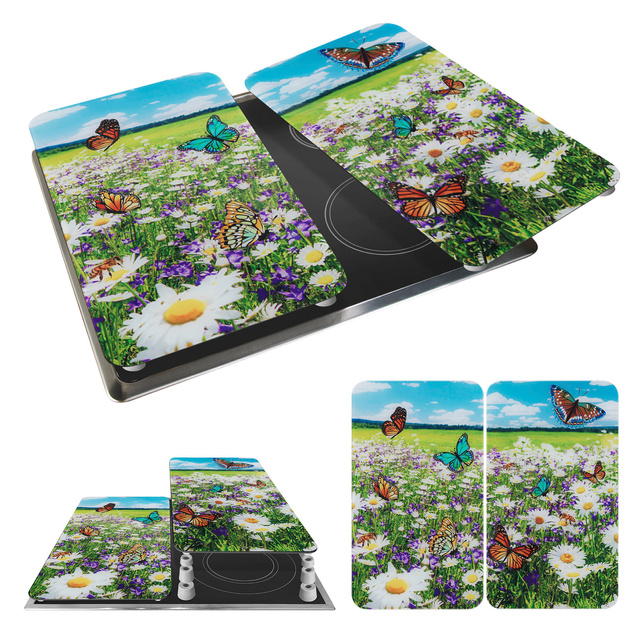 Plite de sticla, 2 bucati, Summer Meadow, WENKO