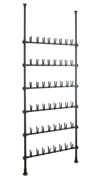 Suport pentru pantofi telescopic HERKULES, negru, inaltime 165 - 300 cm, WENKO