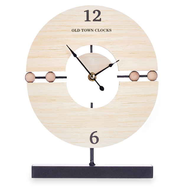 Ceas pentru comoda, cu cadran minimalist, 20,5 x 26,5 x 7 cm