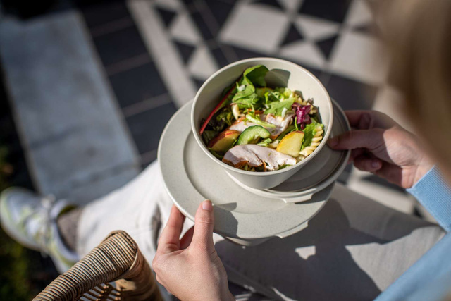 Recipient cu capac 0,7l + 1,3l, CONNECT BOX SET KOPENHAGEN, set 2 buc, KOZIOL