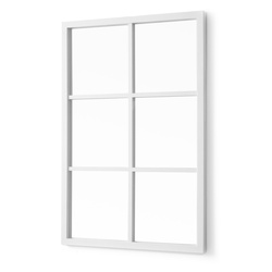 Oglinda dreptunghiulara cu monturi, 71 x 49 cm