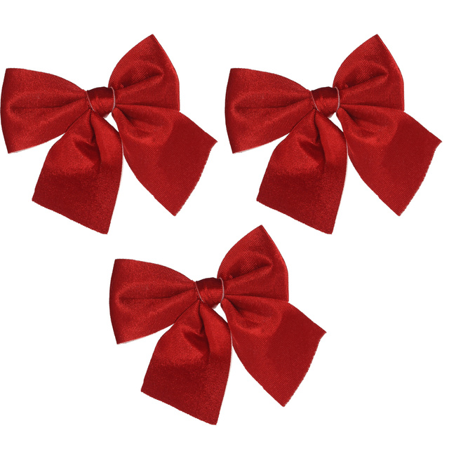 Fundite pentru brad, stofa, 3 bucati, 10 x 9 cm