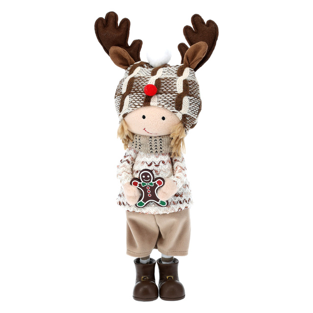 Decor pentru Craciun din pluș, 38 cm