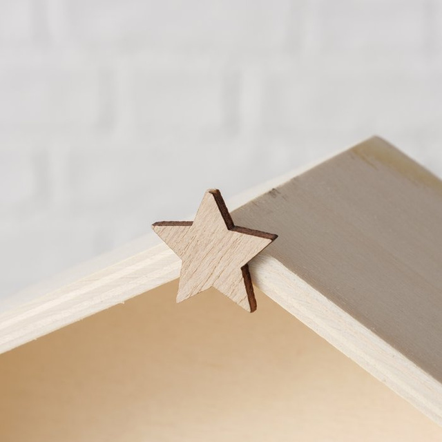 Icoană minimalistă de Crăciun în alb NALUA, 10 figurine