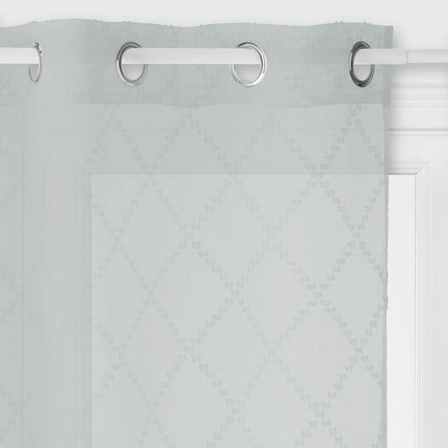 Perdeau cu imprimeu geometric, 140 x 240 cm