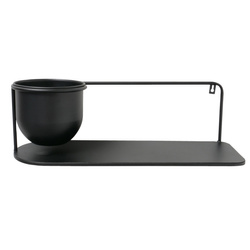 Raft metalic cu capac pentru plante PLUTO, 55 x 18 cm