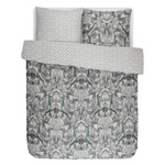 Set de lenjerie de pat din bumbac pentru 2 persoane, set de fețe de pernă din satin, 100% bumbac, 200 x 220 cm, Essenza