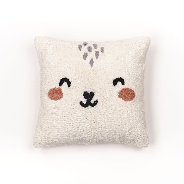 Pernă din bumbac pentru copii MAGIC JUNGLE, 40 x 40 cm