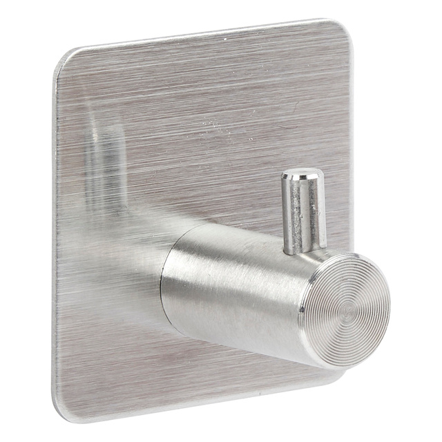 Set de 2 cârlige autoadezive STIKY, oțel inoxidabil